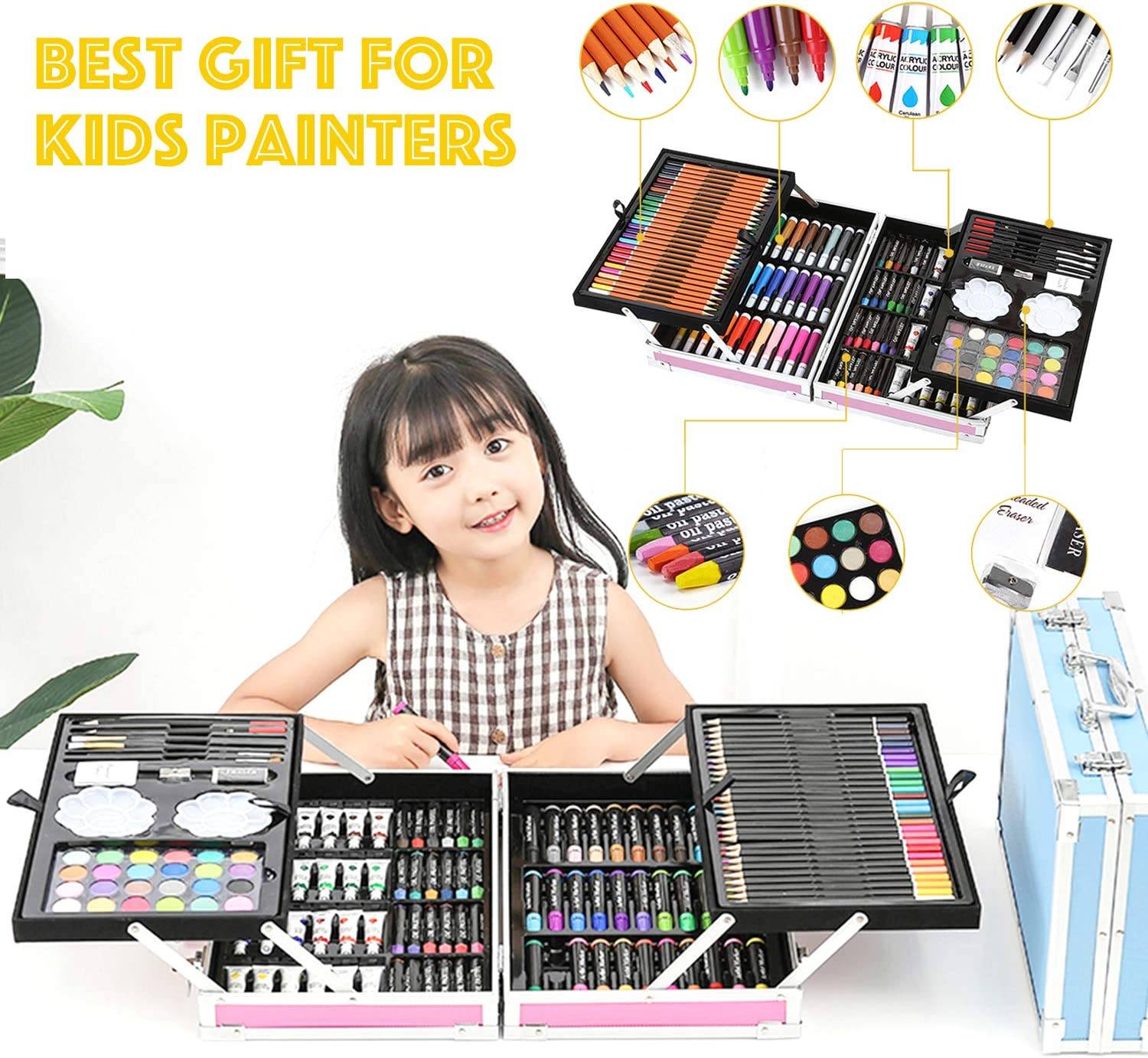 Generic 150pcs Art Drawing Set Painting Sketching Color Pen For Kids