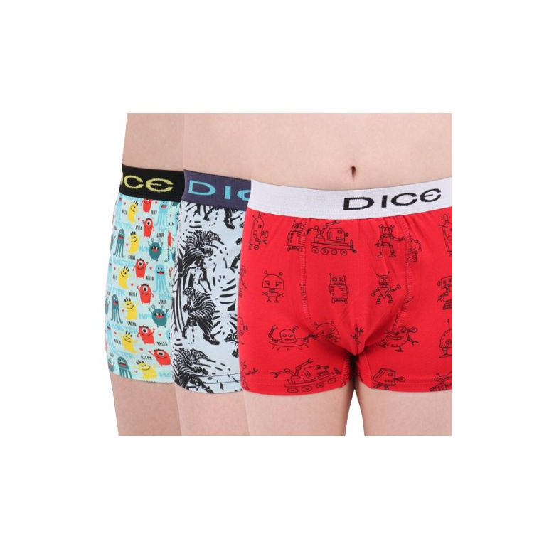 Apparel :: Dice Set of 3 Boxers - for Boys