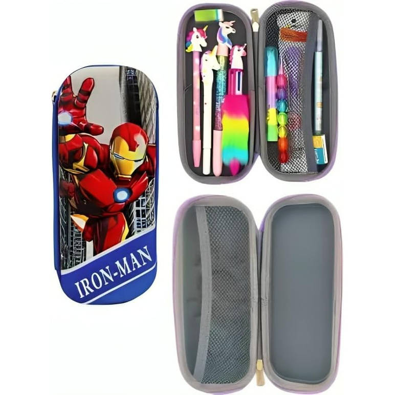 Office & School Supplies :: Pencil Case Boys New 3D Cover Large Capacity -  Red & Blue